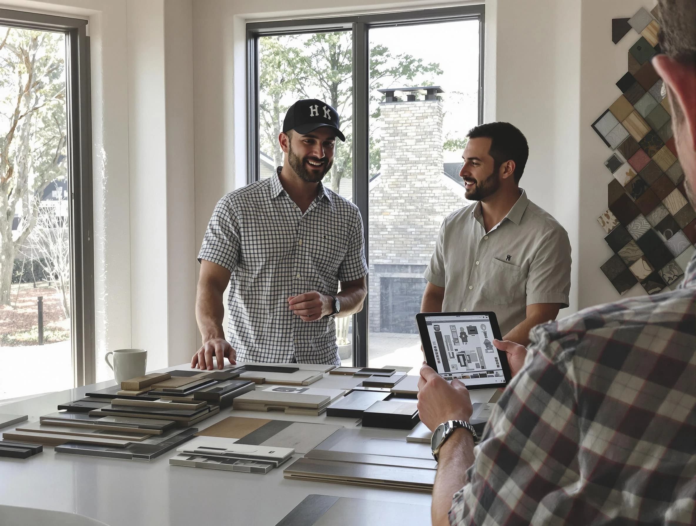 Collier Chimney Sweep remodeling a chimney and fireplace in Collier, PA