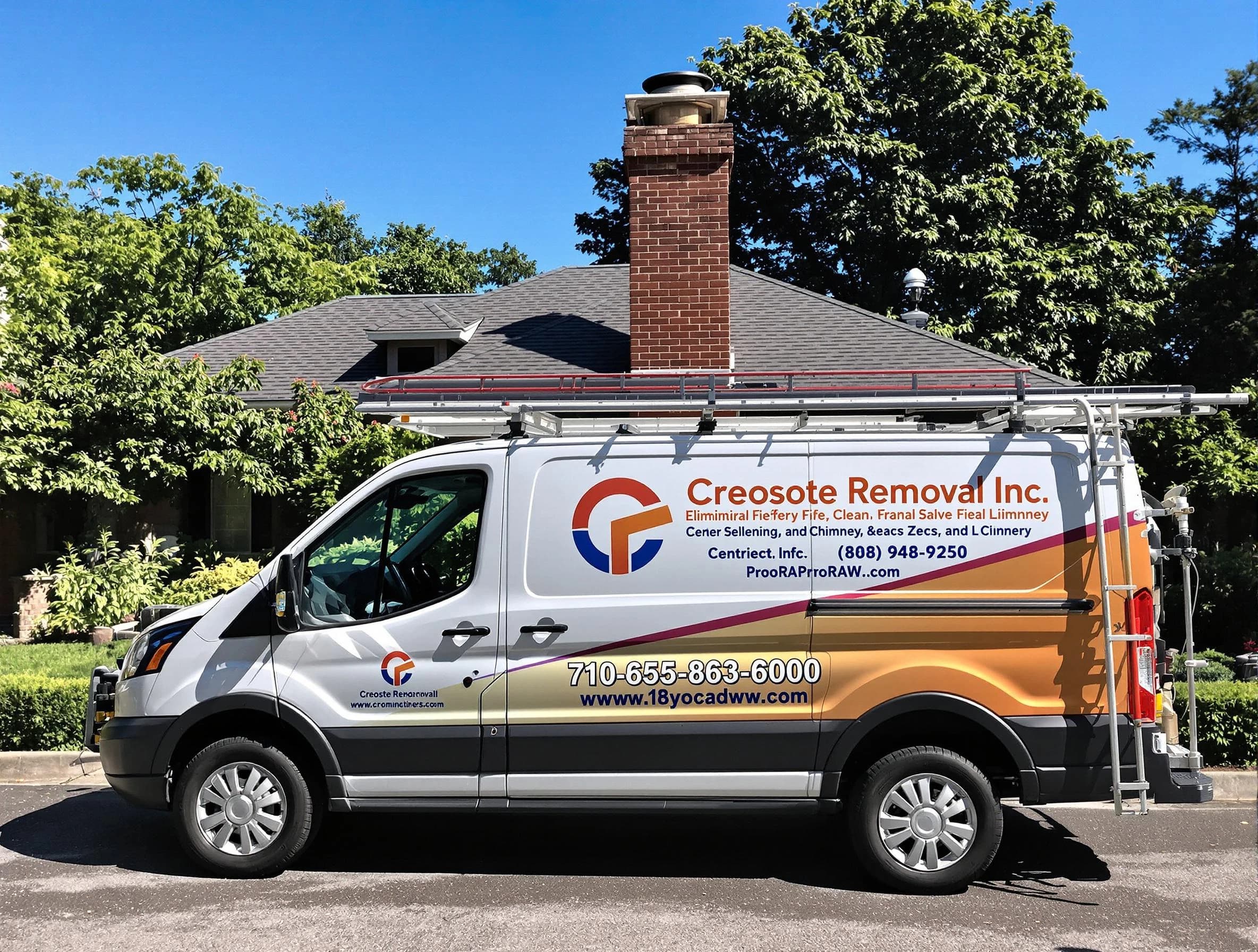 Collier Chimney Sweep technician removing creosote safely in Collier, PA