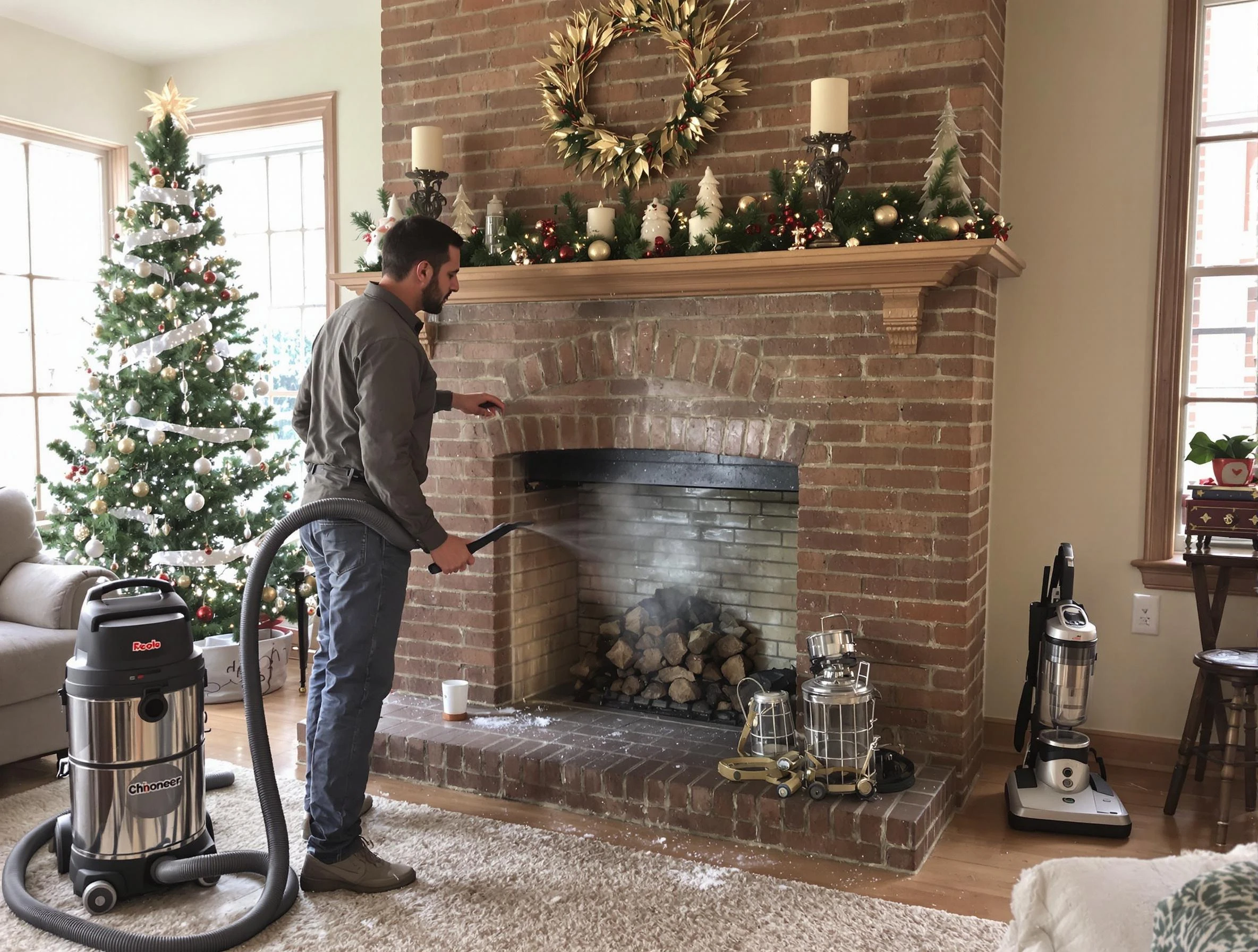 Fireplace Cleaning in Collier