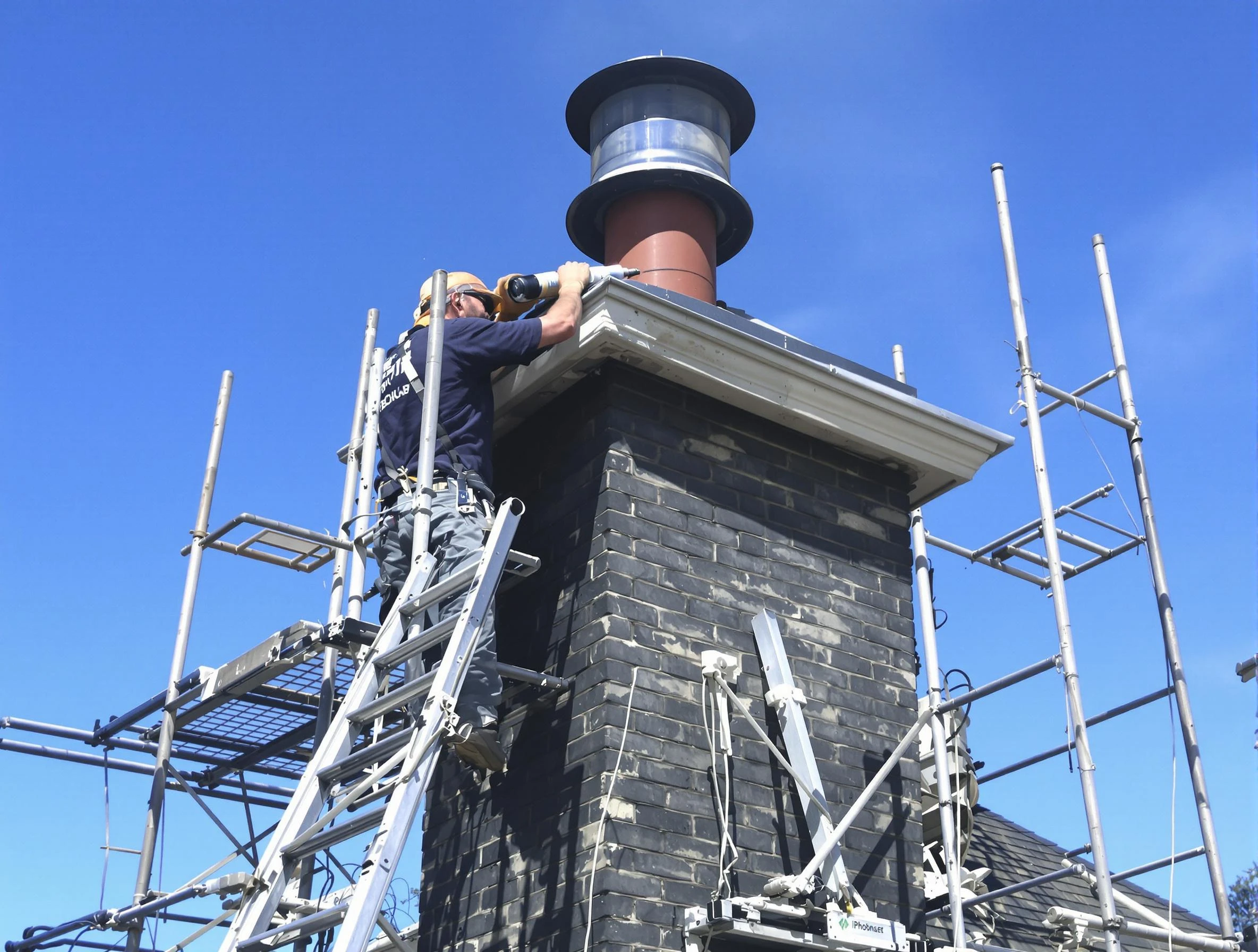 Sturdy chimney crown finished by Collier Chimney Sweep in Collier, PA