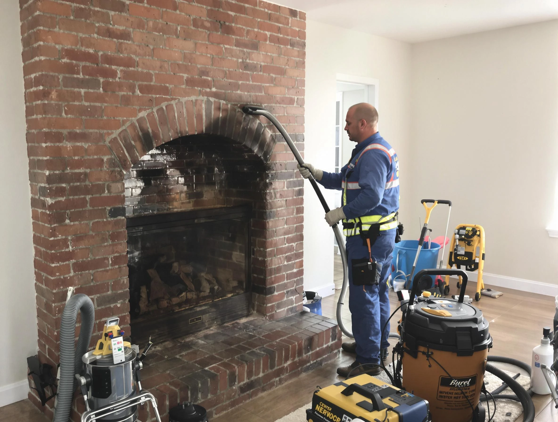 Collier Chimney Sweep expert performing detailed chimney sweep in Collier, PA